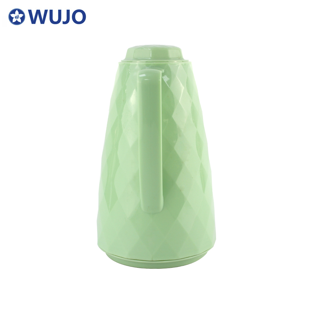 个性化塑料1升热水瓶真空水罐阿拉伯茶热水瓶玻璃真空烧瓶