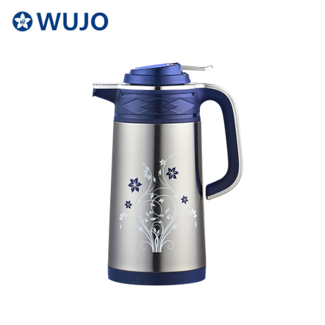 Wujo高品质真空不锈钢咖啡壶用玻璃灌装