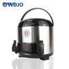 Wujo热冷金属印刷保温热水瓶桶桶热斗水罐带龙头