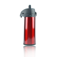 Wujo 1.9L蓝色空气泵真空瓶玻璃et填充内塑料热罐