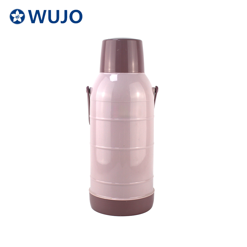 Wujo OEM ODM热水热水瓶便宜的重型塑料真空瓶玻璃衬里