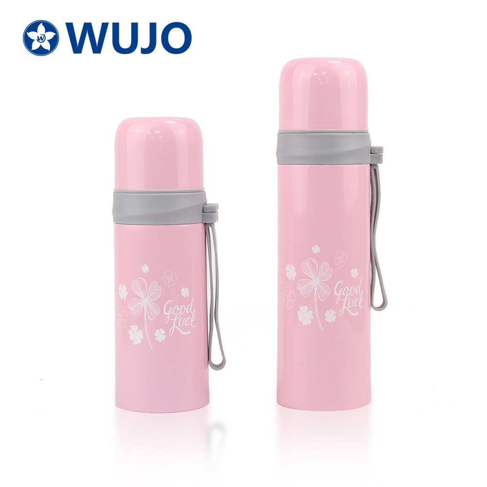 Wujo便宜价格双墙不锈钢绝缘水瓶