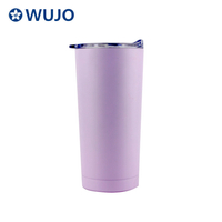 Wujo简约式双墙不锈钢啤酒杯