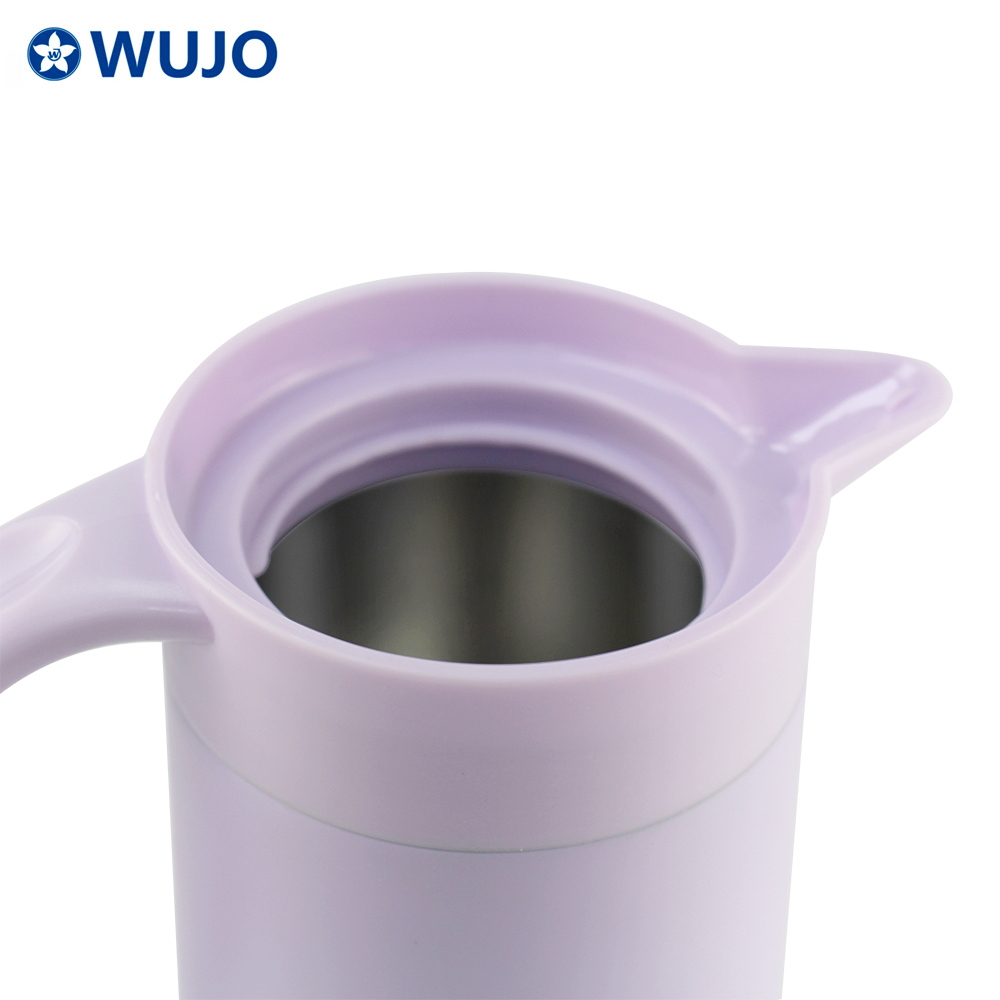 600ml小紫色SS真空绝缘热水瓶双壁咖啡壶
