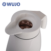 Wujo批发优质粉红色玻璃refill塑料咖啡壶