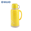 最畅销的玻璃refill旅行咖啡茶黄色塑料热水瓶 - 保温24小时